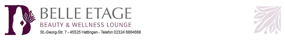 BELLE ETAGE Beauty & Wellness Lounge, St. Georg-Str.7, 45525 Hattingen, Tel. 02324 6864668